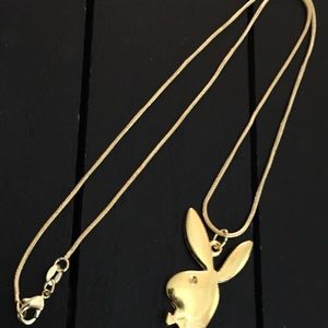 18” or 20”/ 18K Gold Plated Playboy Bunny Necklace